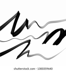 Vector smoke scribble sketch texture lines. Waves, vibration. Ink and water on white background