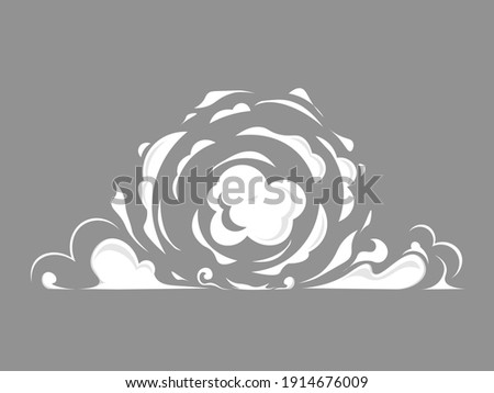Vector smoke set special effects template. Steam clouds Big set. Fog flat isolated clipart for advertising posters