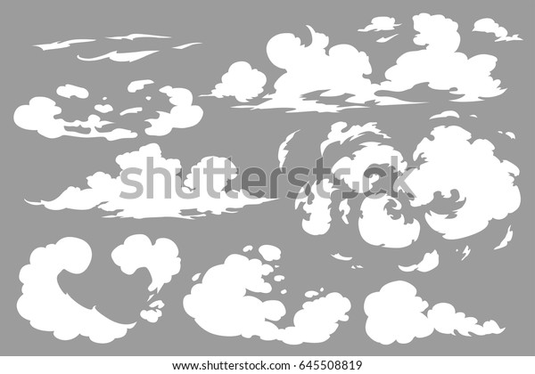 Vector Smoke Special Effects Template Steam Stock Vector (Royalty Free ...