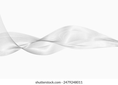 Vector smoke, wavy lines, virtual reality, design element, computer graphics, digital image, sign, grid, pattern.