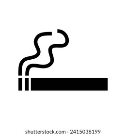 Vector smoking area icon vector logo template illustration design