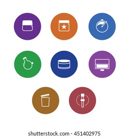 Vector smoking icons set
