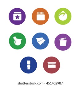 Vector smoking icons set