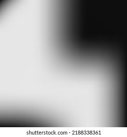 Vector Suave Gris Trendy Fondo borroso. Fondo de degradado mínimo de aluminio plateado vacío. Imagen de diseño de líquido de color acuático metálico monocromo. Malla de degradado de color negro oscuro digital.