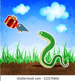 Vector Snake, Chinese New Year 2013