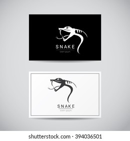 vector snake logo. danger snake icon. snake icon. snake silhouette