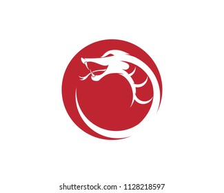 vector snake simple logo design element. danger snake icon. viper symbol