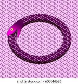 Vector snake uroboros