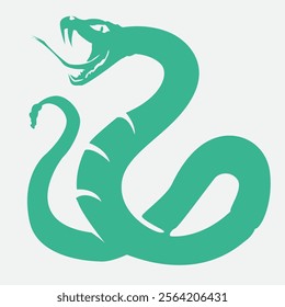 Vector of Snakes for year of Snake Chinese new year