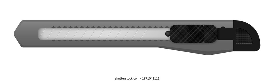 vector snap off knife, a knife with a small, sharp, sometimes detachable blade, as used by a surgeon