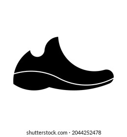 Vector sneaker in golden ratio style