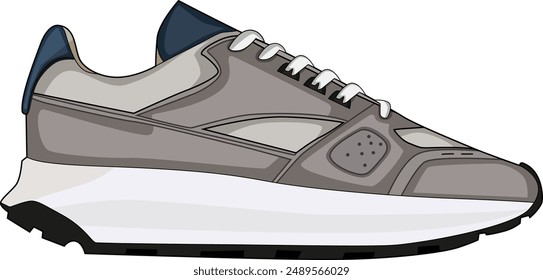 Vector sneakers shoes for training, running shoe vector illustration. Sport shoes , isolated
