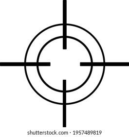 Vector of sniper shooting icon 
Great for icons, signs or symbols