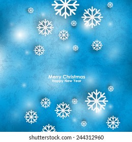 Vector snow abstract christmas background