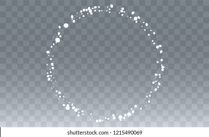 Vector Snow Background. Winter Holiday Illustration. Glitter Snowflakes Background. Magic Blizzard Illustration Design.