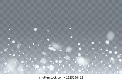 Vector Snow Background. Winter Snowy Vector Illustration. 2019 Celebration Background. Magic Blizzard Illustration Design.