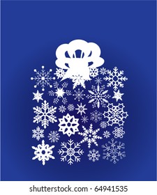 vector snow box