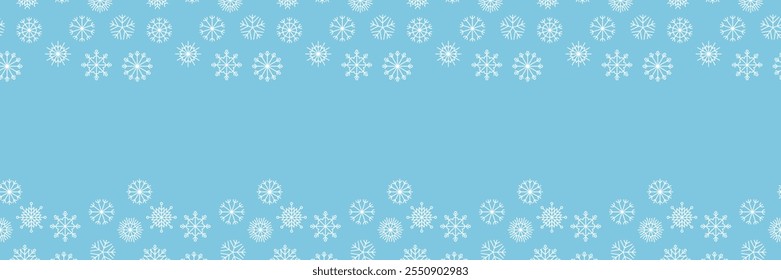 Vektorschnee Dekoration. Fallende Schneeflocken Ornament. Gold Schneeflocken, Schneesturm, Winter, Schneefall eps. Weihnachten nahtloses Muster.