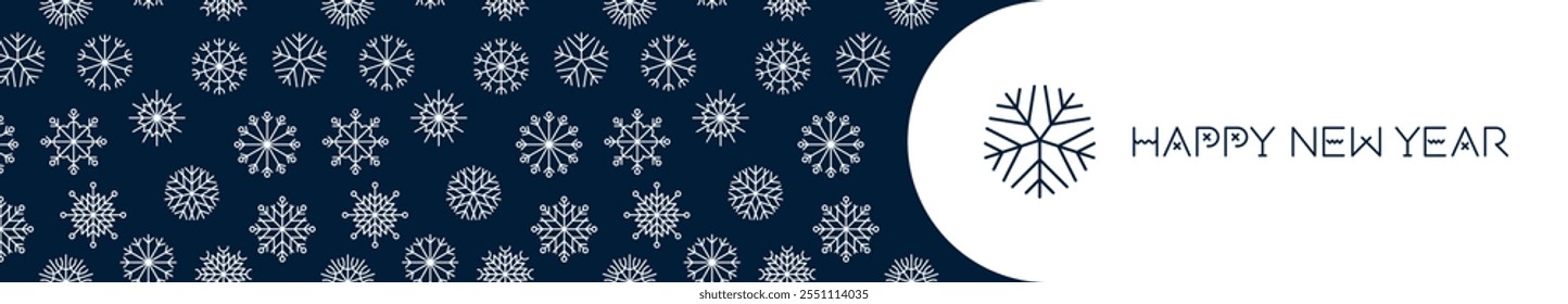 Decoración de nieve de Vector. Ornamento de copos de nieve que cae. Copos de nieve de color, tormenta de nieve, invierno, nieve eps. Navidades sin patrón.