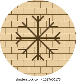 Vector Snow Flake Icon
