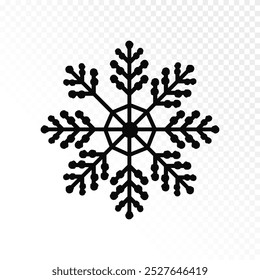 Vector snow icon. snowflake sign and symbol