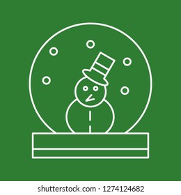 vector snow man icon
 