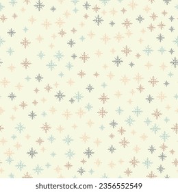 vector snow particles beautiful seamless pattern for decoration, wrapping paper, wallpaper, fabric, background, and others.