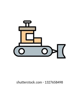 Vector Snow plow Icon