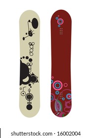 vector snowboard