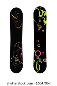 vector snowboard