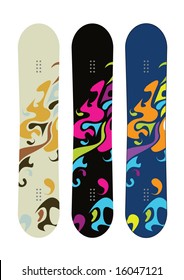 vector snowboard
