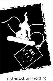 vector snowboard