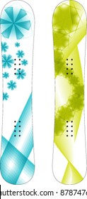 vector snowboard design