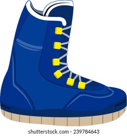 vector snowboarding boot