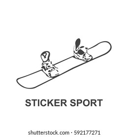 Vector snowboards ready for your design. Black