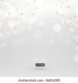 Vector snowflake christmas background, EPS10