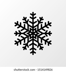 Vector snowflake, christmas, snow icon