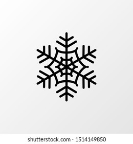Vector snowflake, christmas, snow icon