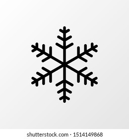 Vector snowflake, christmas, snow icon