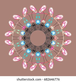 Vector snowflake design