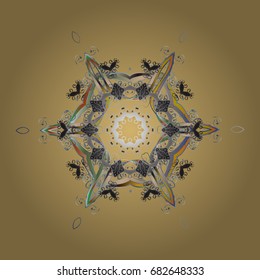 Vector snowflake design