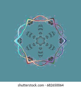 Vector snowflake design