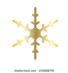 Vector snowflake icon.  illustration for web