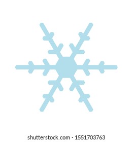 Vector snowflake icon.  illustration for web