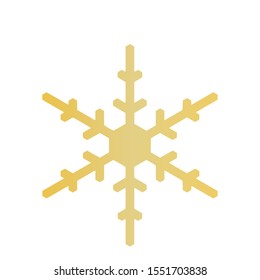 Vector snowflake icon.  illustration for web