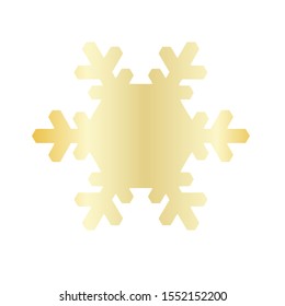 Vector snowflake icon.  illustration for web