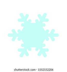 Vector snowflake icon.  illustration for web