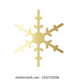 Vector snowflake icon.  illustration for web