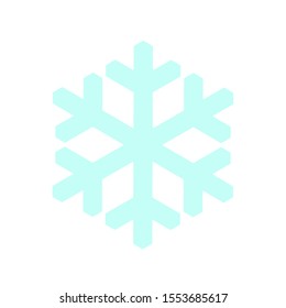 Vector snowflake icon.  illustration for web