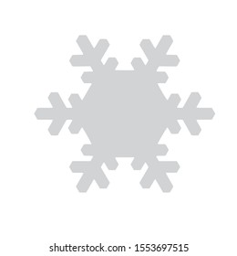 Vector snowflake icon.  illustration for web